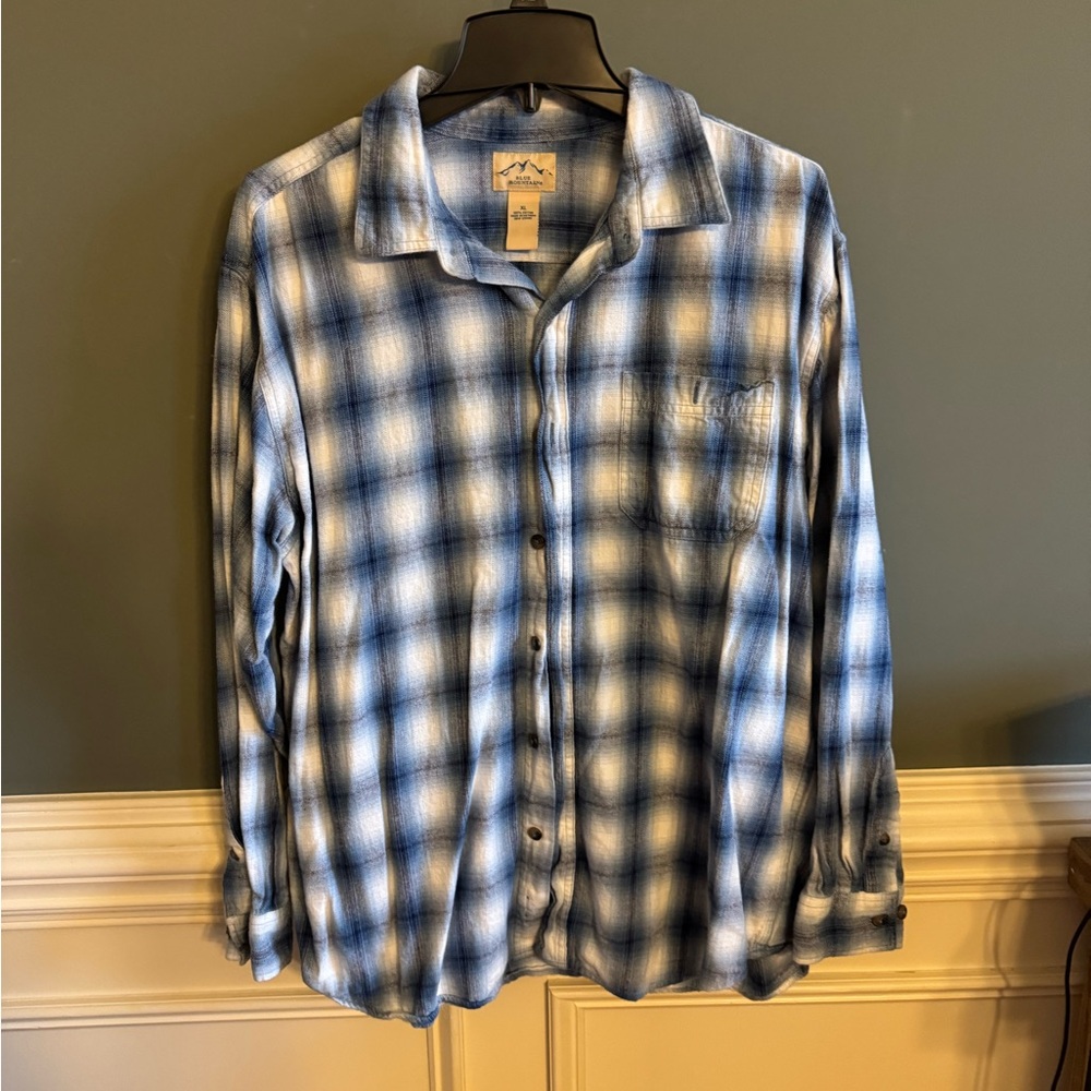 Blue Mountain Plaid Shirt